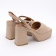 Angel Alarcon Patti Beige High-Heels