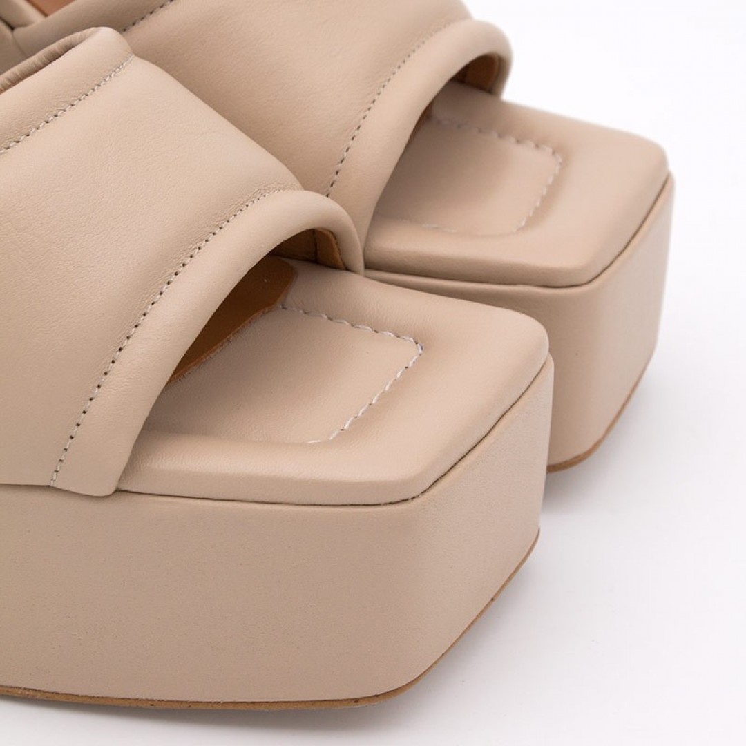 Angel Alarcon Patti Beige High-Heels