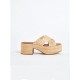 Gaudi Natural Braided Raffia Sandals