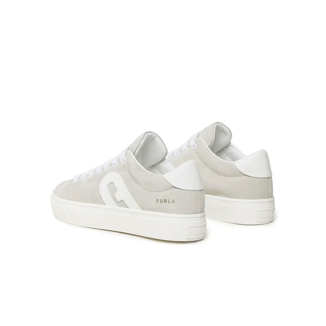 Furla Joy Lace-Up Baby Grey/Beige Sneaker