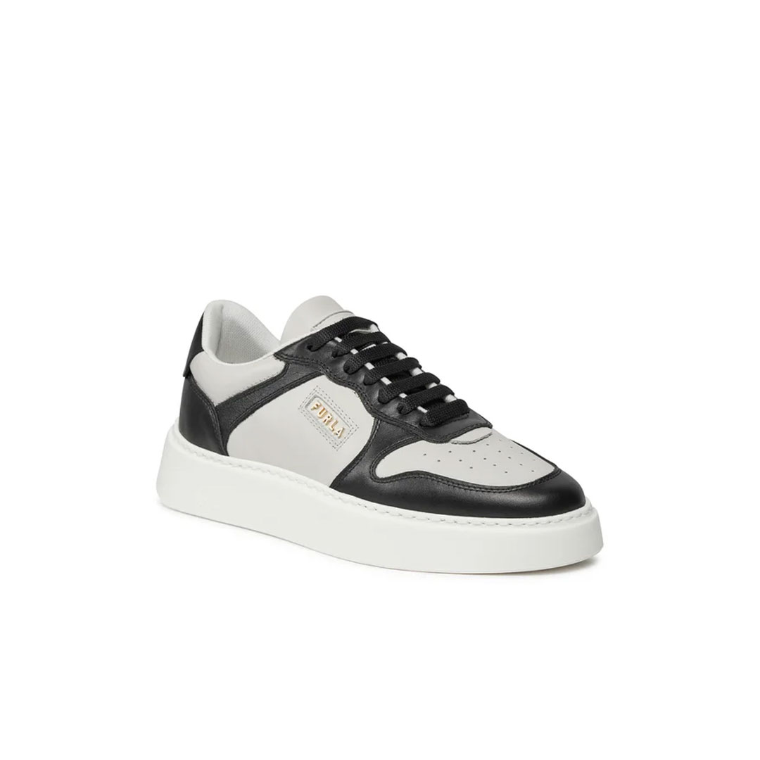 Furla Lace Up Black/White Sneaker