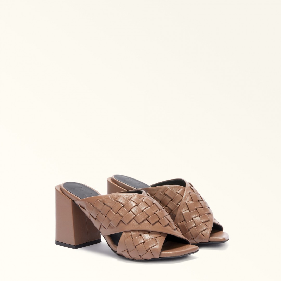 Furla  Gerla Greige Mules