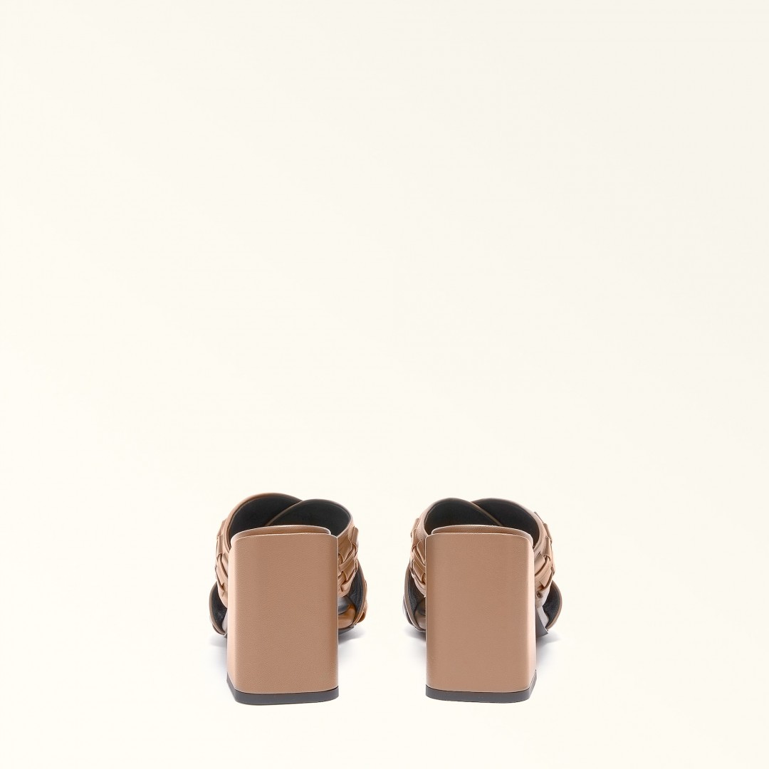 Furla  Gerla Greige Mules