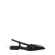 Pavement Sonja Black Slingback Ballerinas