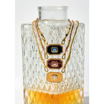 Mya Bay Shiny Yucotan Black Necklace