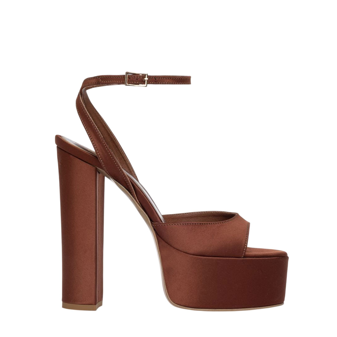 Sante Brown High-Hees Sandals