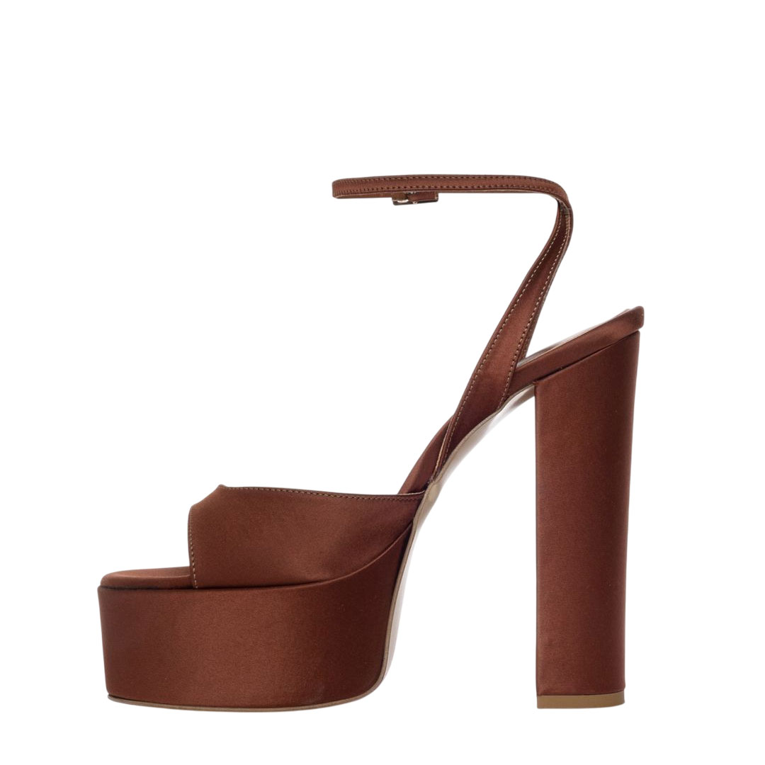 Sante Brown High-Hees Sandals