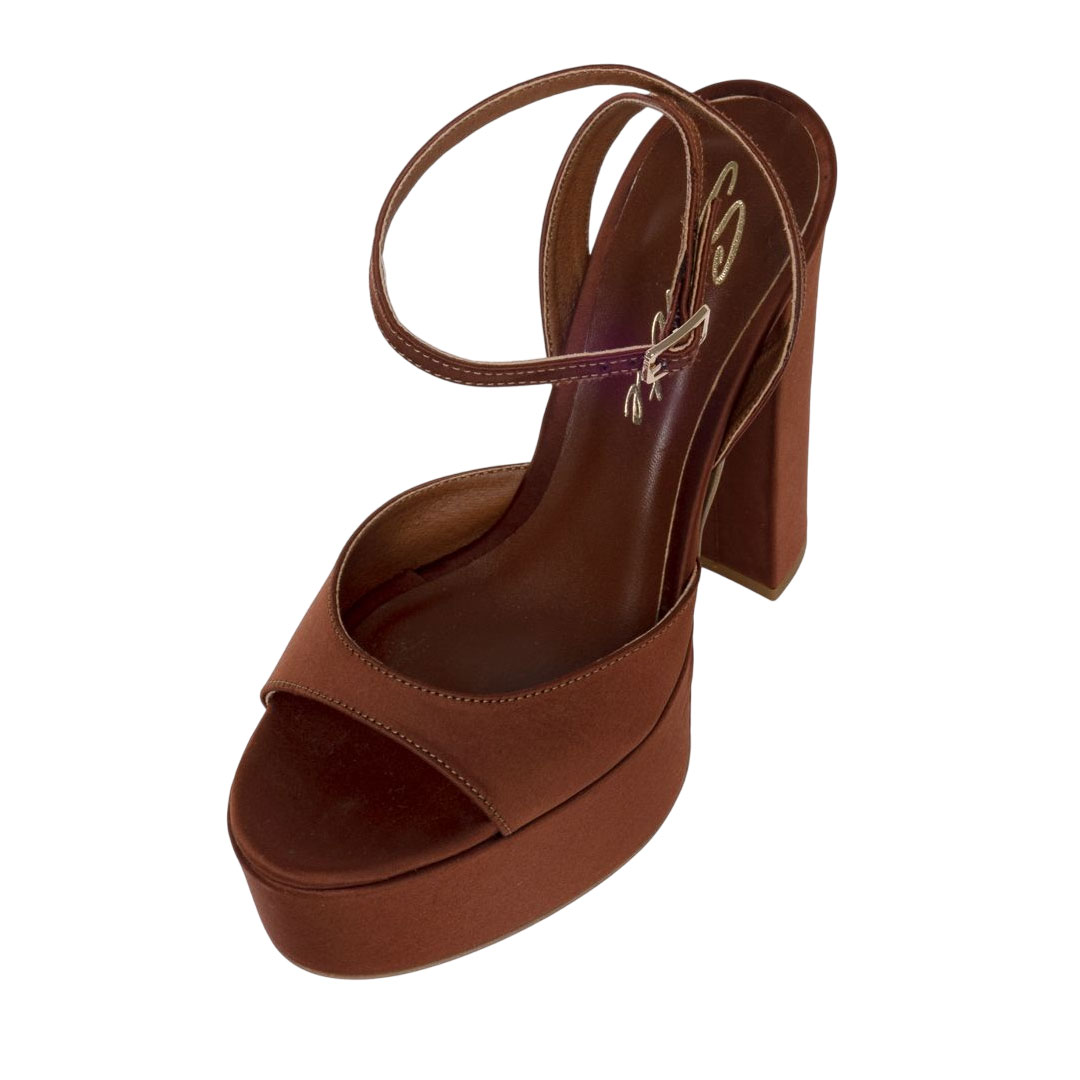 Sante Brown High-Hees Sandals