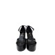 Sante Croco Black Sandals