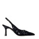 Sante Black SlingBack Pumps