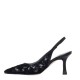 Sante Black SlingBack Pumps