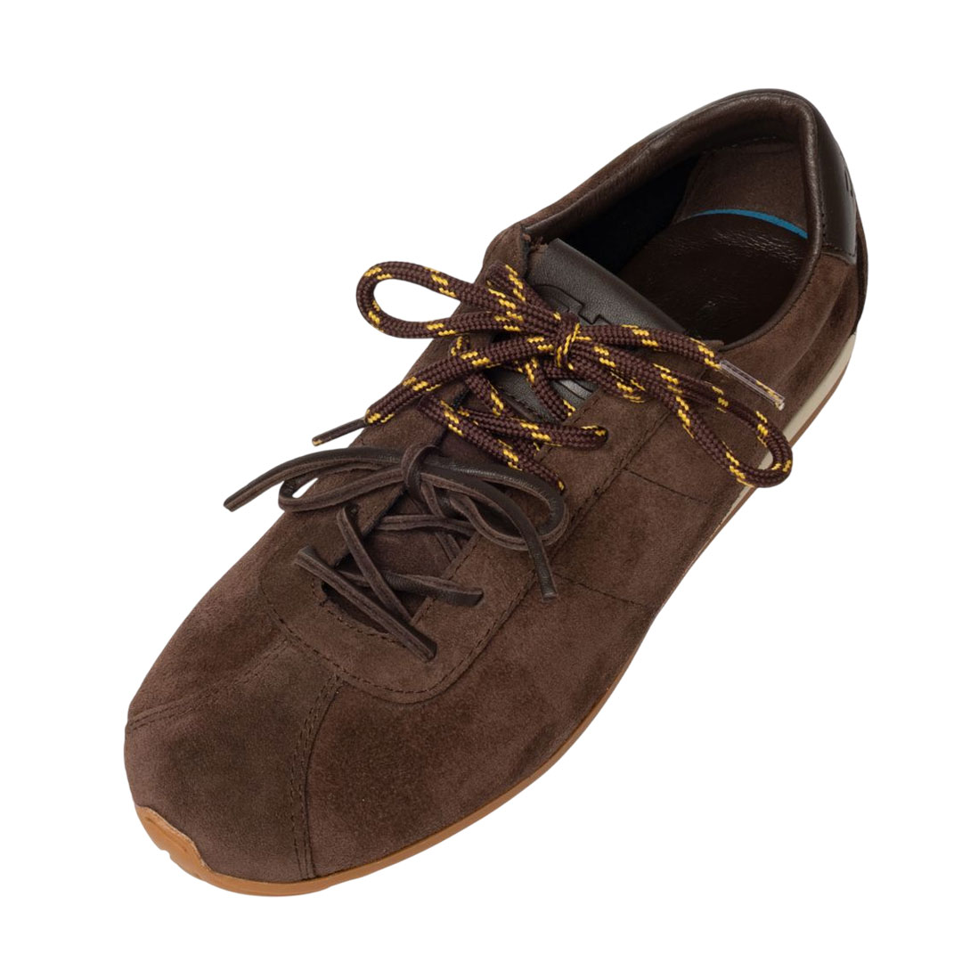 Sante Dark Brown Suede Sneaker