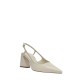 Schutz Off-White Sling-back