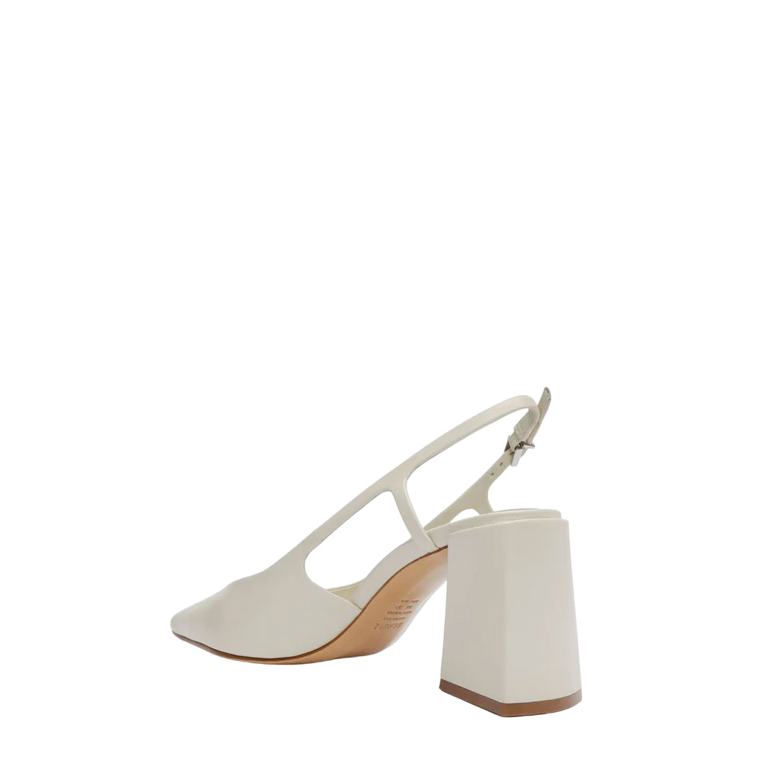 Schutz Off-White Sling-back