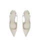 Schutz Off-White Sling-back