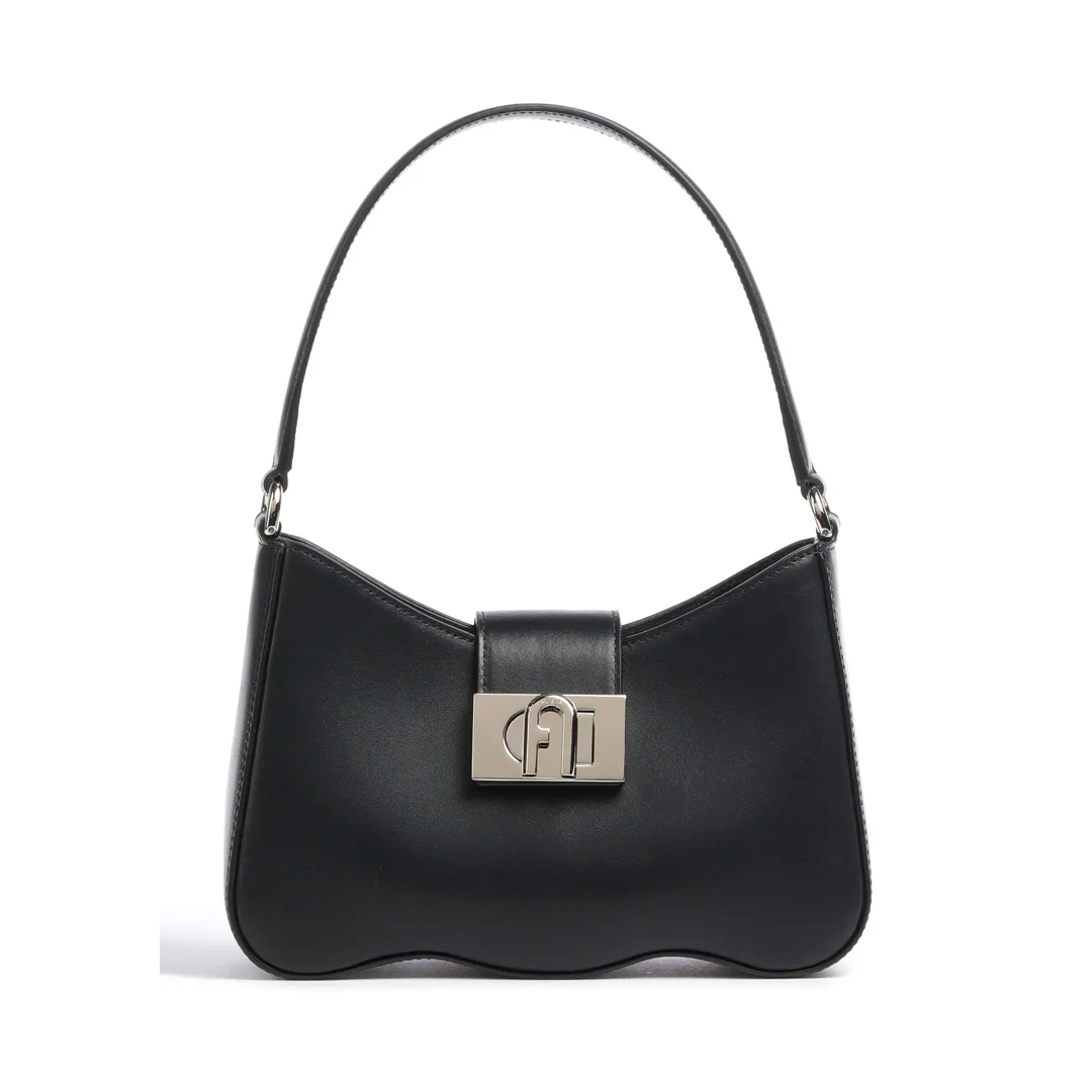 Furla S Shoulder Black Bag Wave