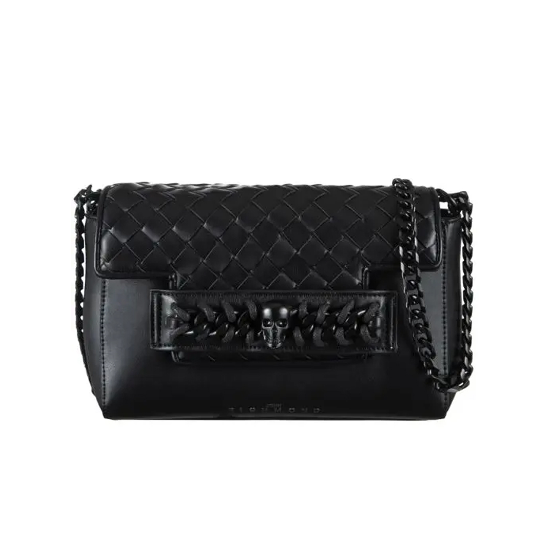 John Richmond Black Shoulder Bag